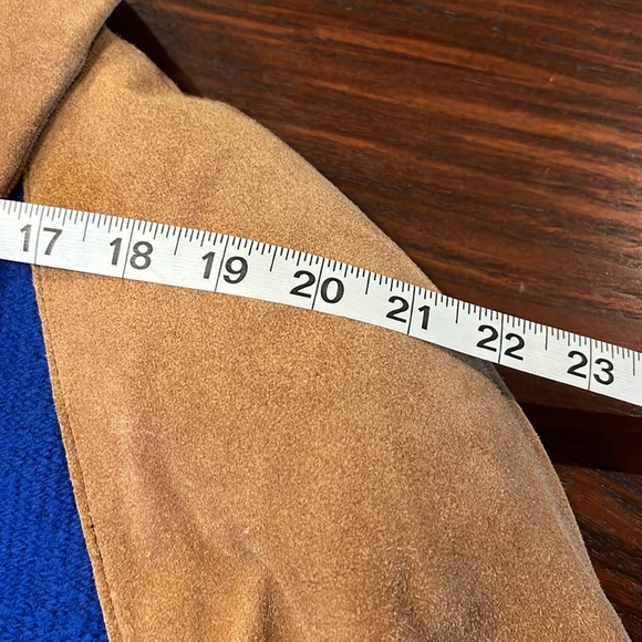 Vintage Sedona West brand Navajo blanket and suede coat - Picture 10 of 11